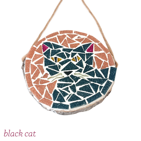 Hope Mosaics Cats Collection - handmade mosaic decorations by Naomi Hope