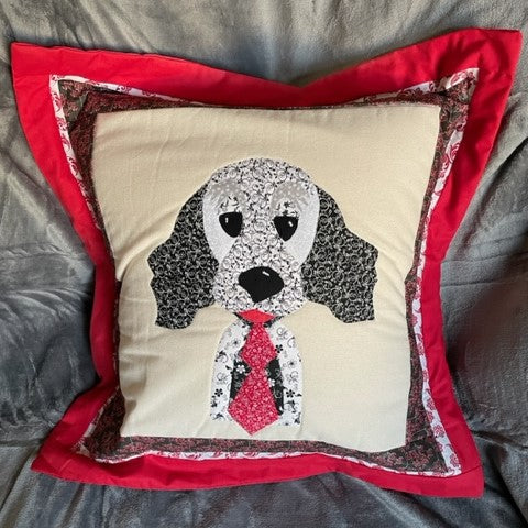 Cushion Cover - Dog in a Tie