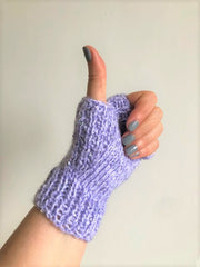 Hand Knitted Fingerless Gloves/Mittens